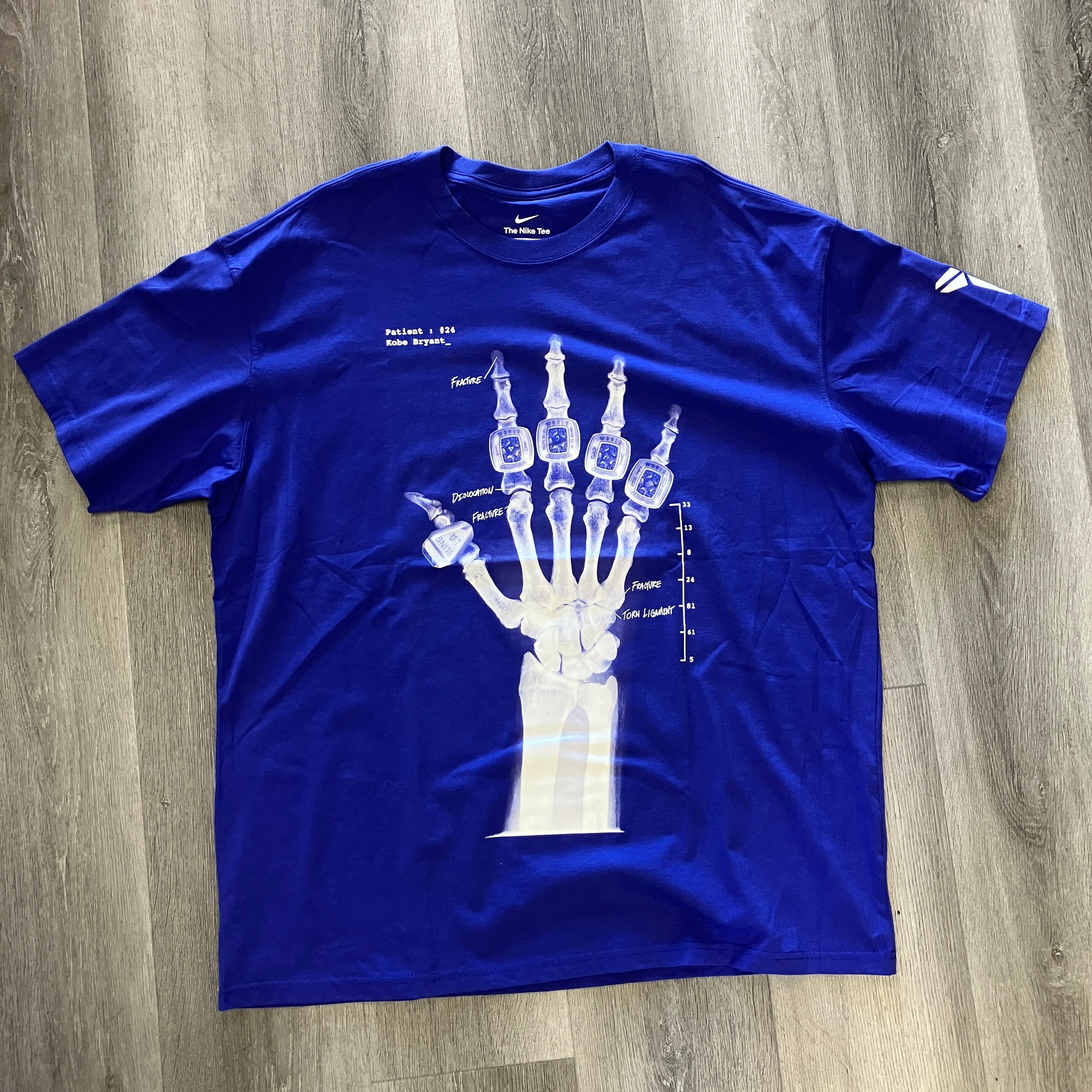 Nike Kobe Bryant Broken Not Beaten T-shirt Light Concord