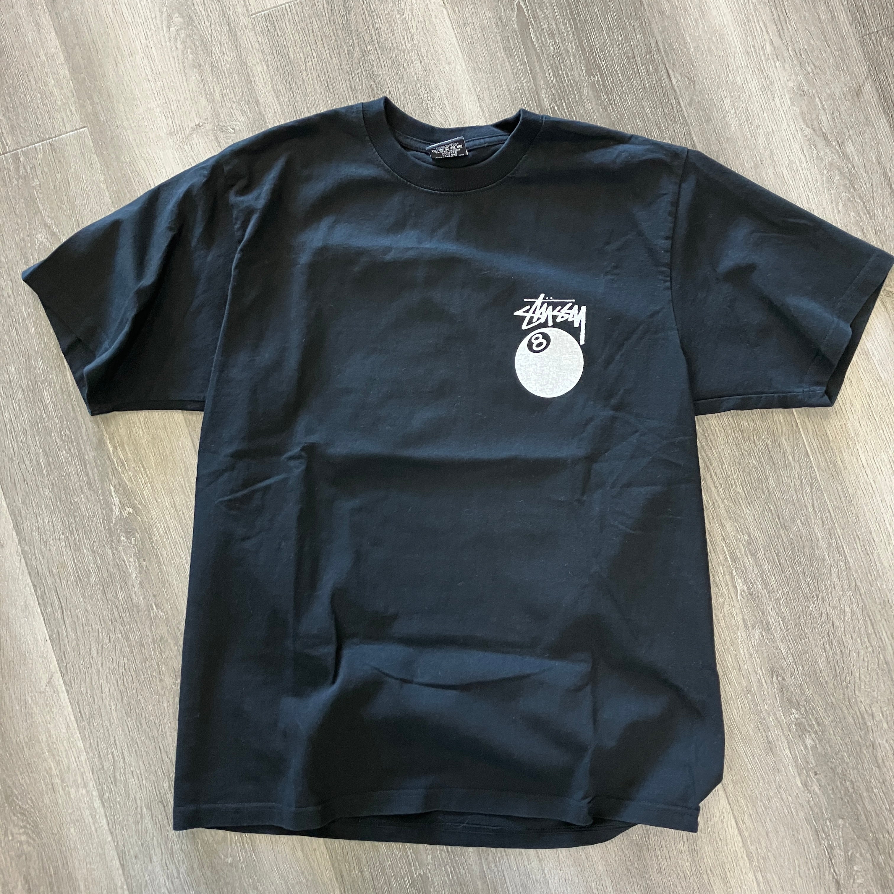 Stussy 8 Ball Pigment Dyed Tee Black