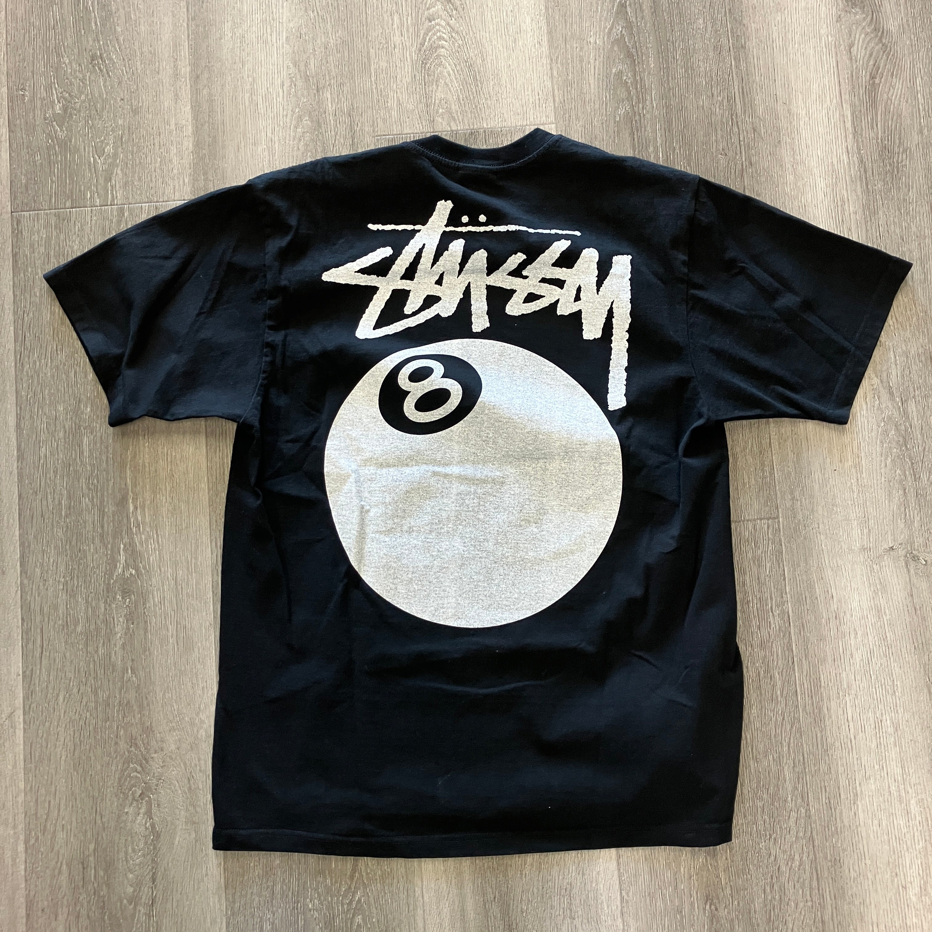 Stussy 8 Ball Pigment Dyed Tee Black