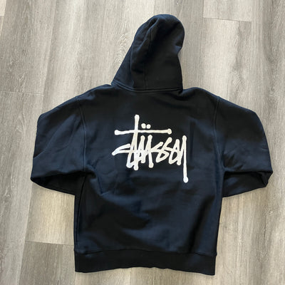 Stussy Basic Logo Hoodie Black