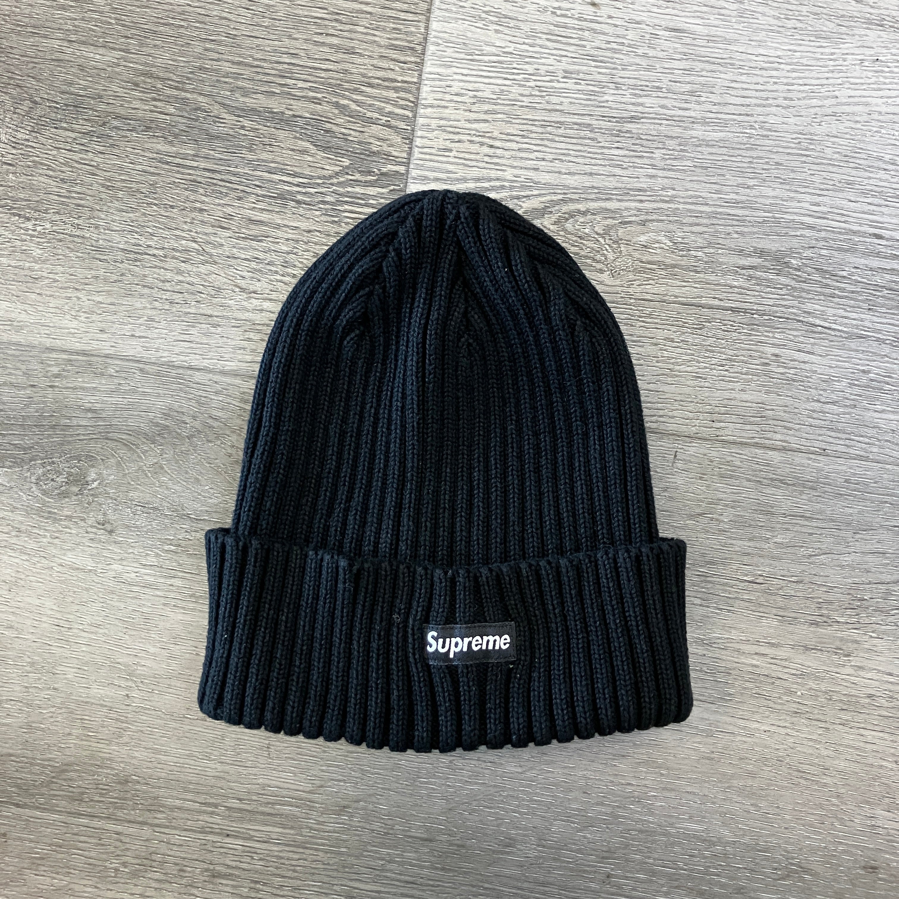 Supreme Wide Rib Beanie Black