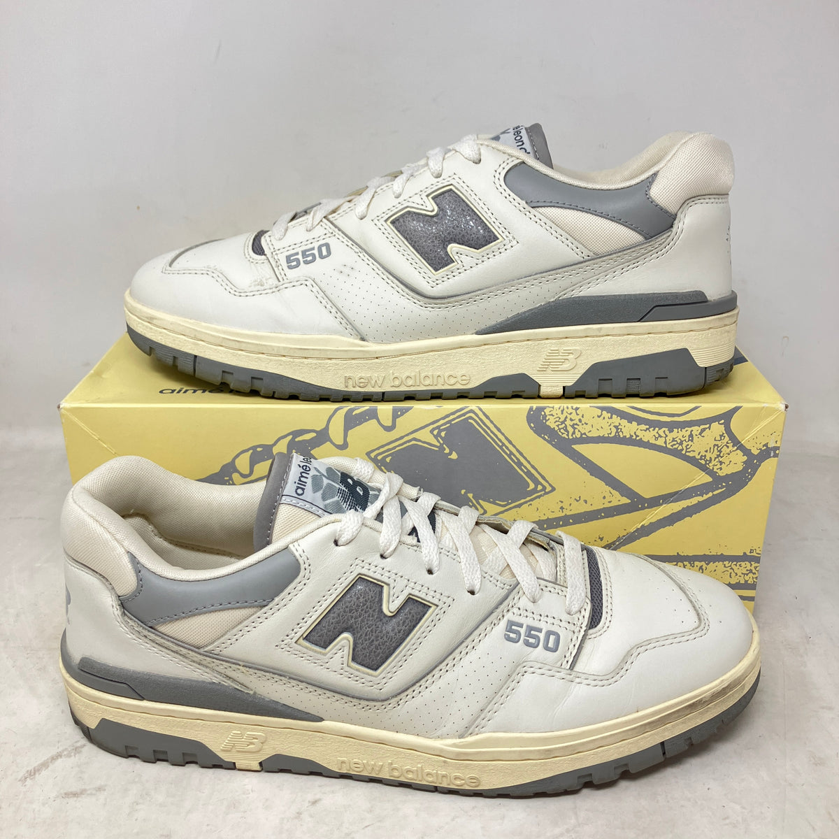 New Balance 550 Aime Leon Dore White Grey