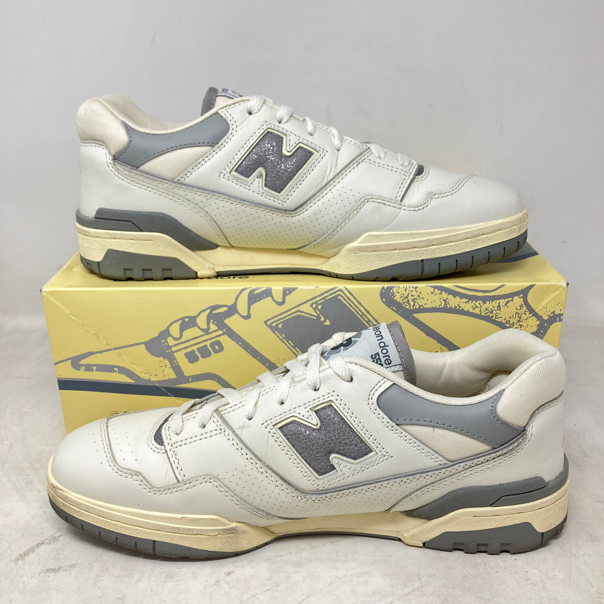 New Balance 550 Aime Leon Dore White Grey
