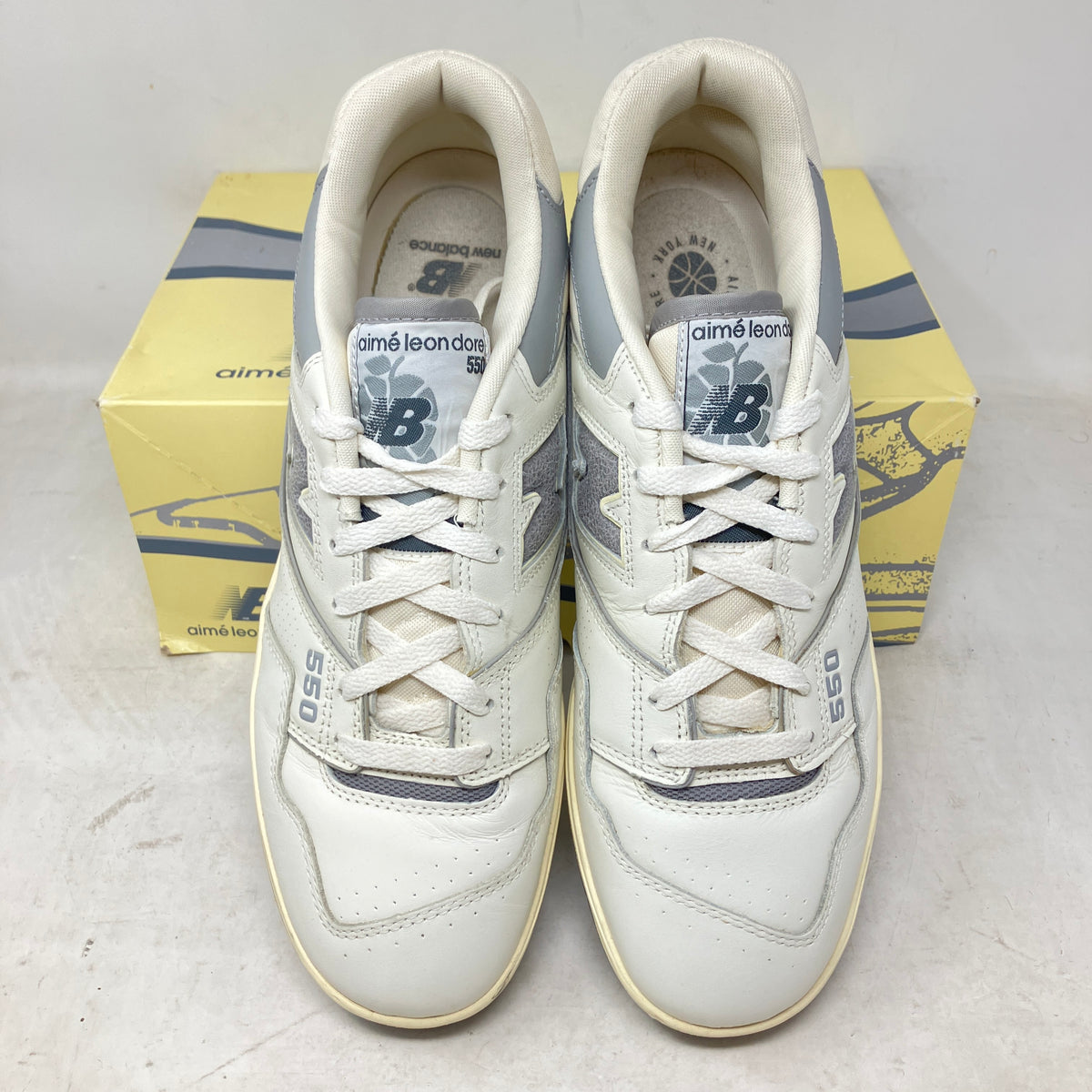 New Balance 550 Aime Leon Dore White Grey