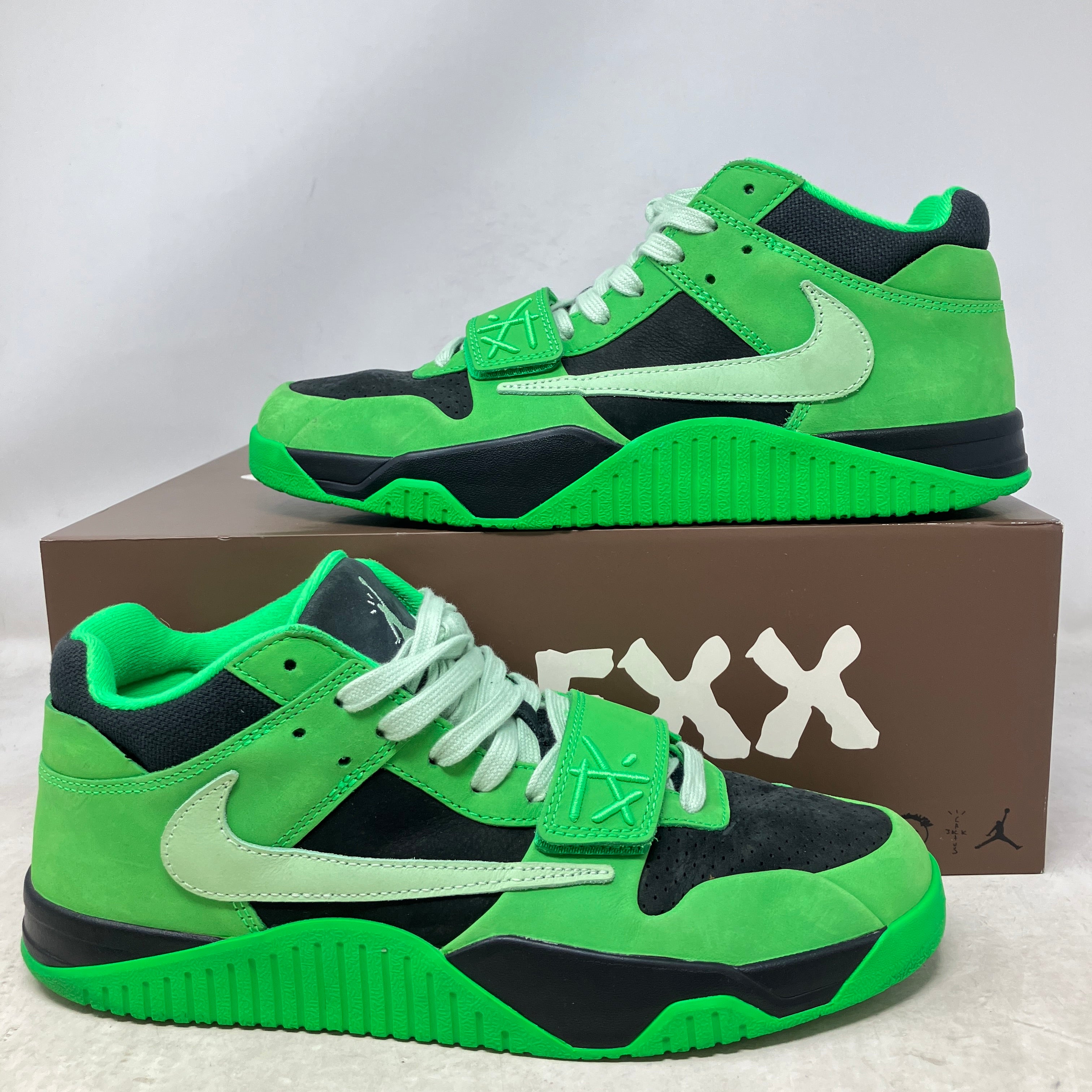 Jordan CJ1 T-Rexx Travis Scott Green Spark
