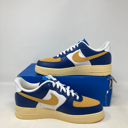Nike Air Force 1 Low SP Undefeated 5 On It Blue Yellow Croc