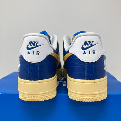 Nike Air Force 1 Low SP Undefeated 5 On It Blue Yellow Croc