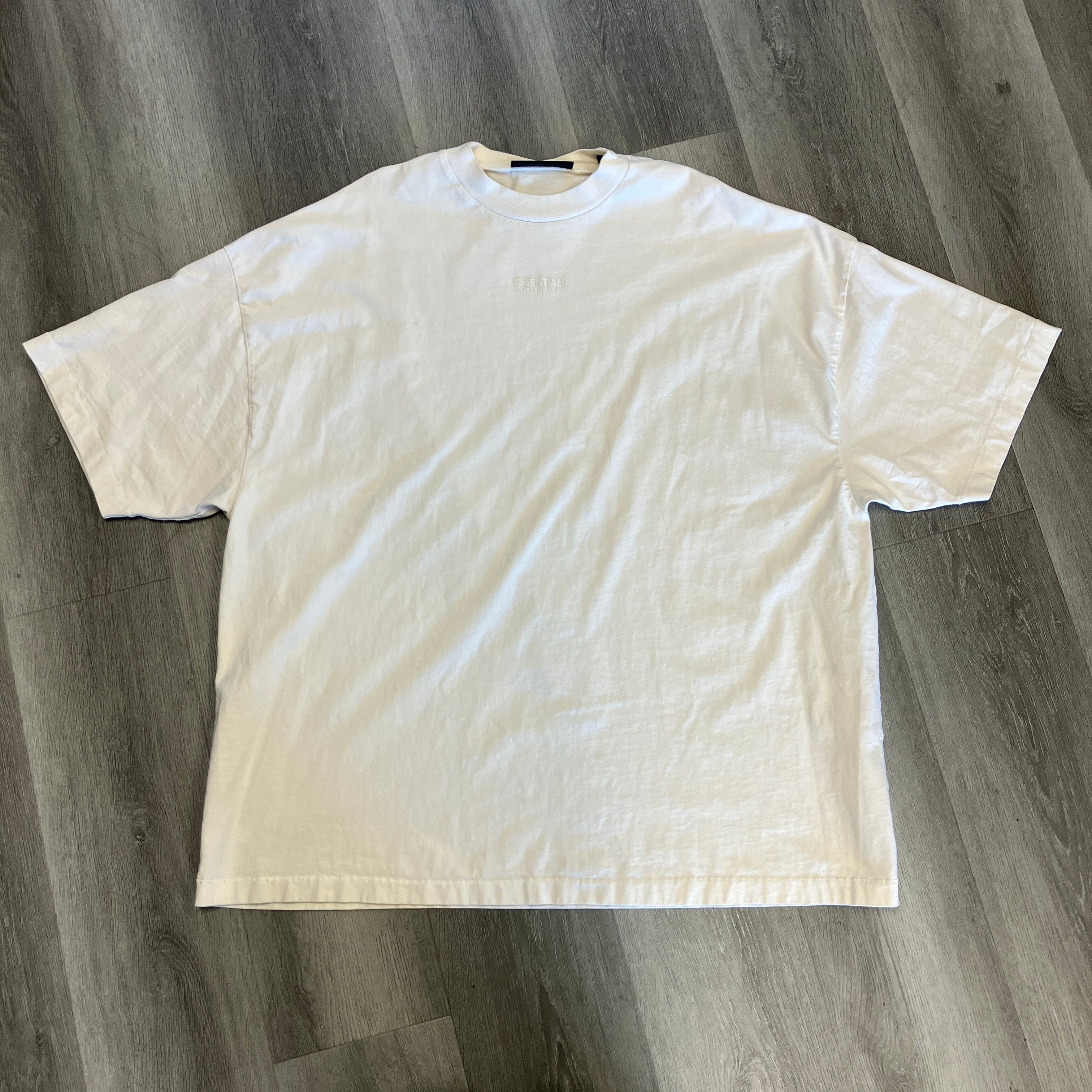 Fear of God Essentials T Shirt Cream/White