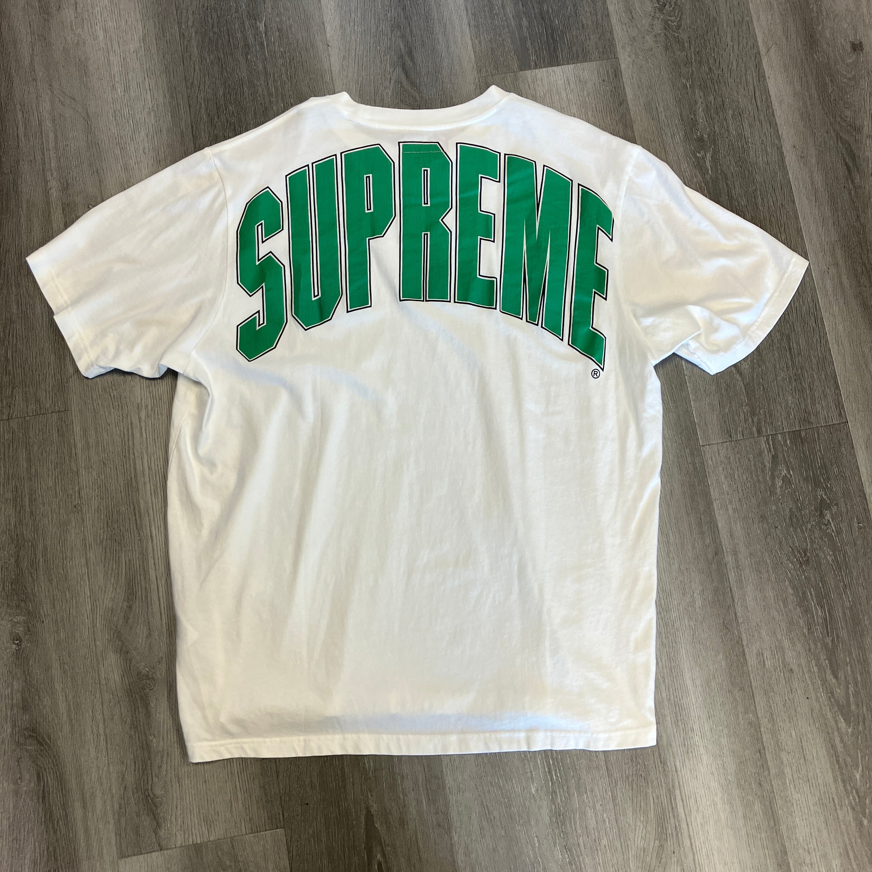 Supreme Cracked Back Arc S/S Top White