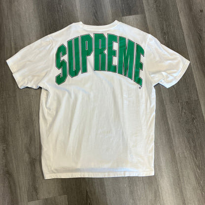 Supreme Cracked Back Arc S/S Top White