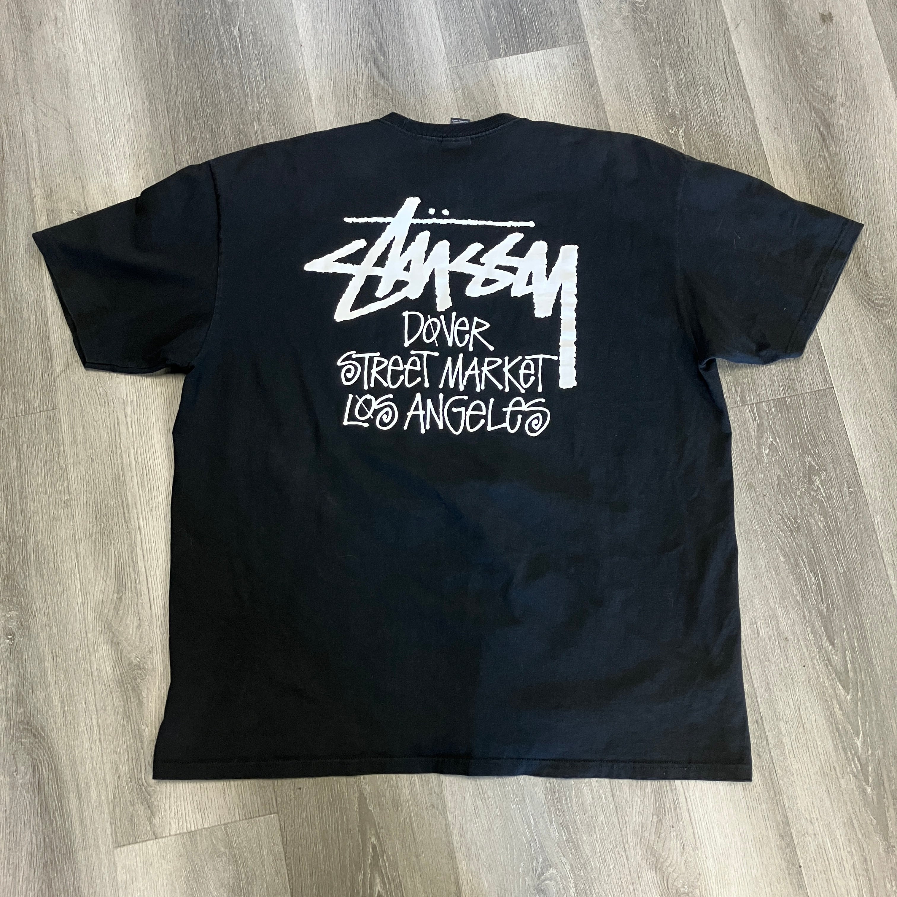Stussy Dover Street Market Los Angeles Tee Black