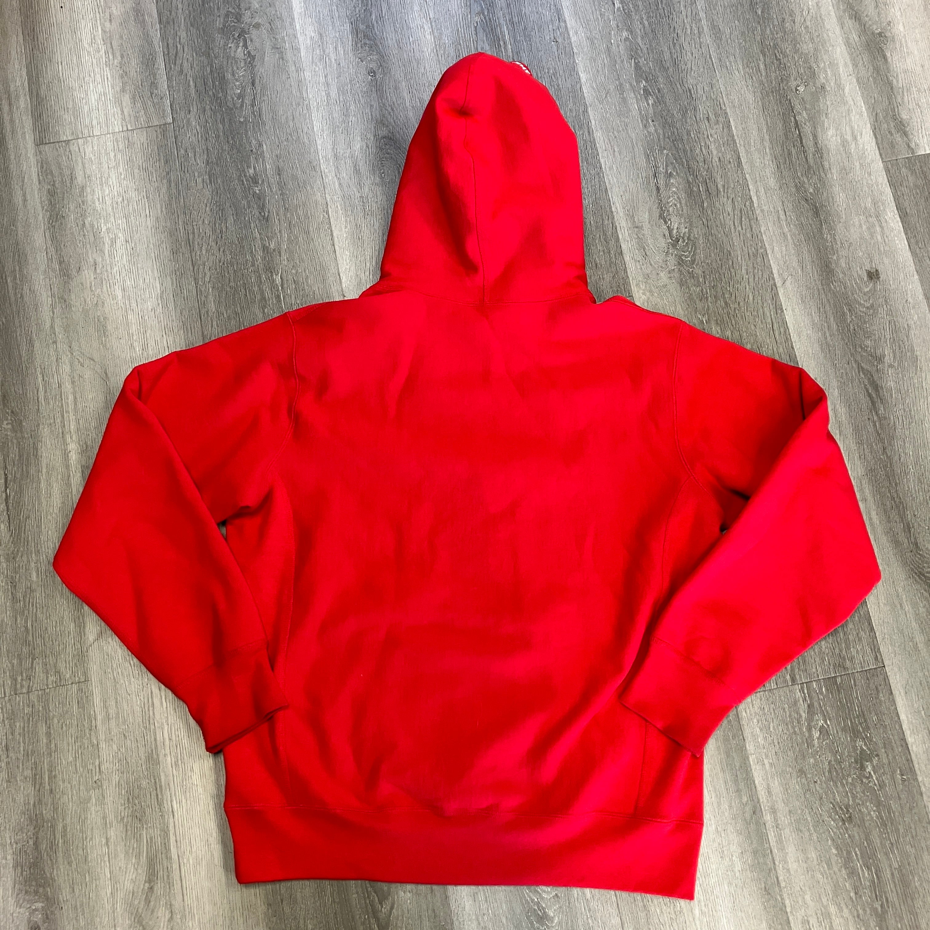 Supreme Tonal S Logo Hoodie Red