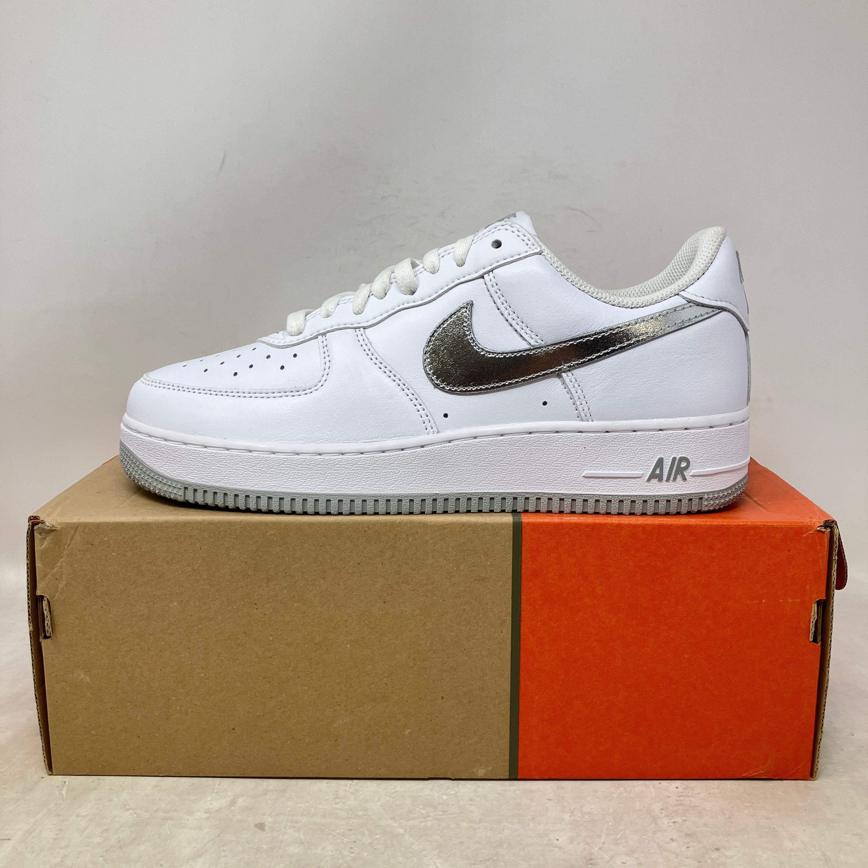 Nike Air Force 1 '07 Low Color of the Month White Metallic Silver