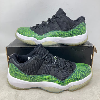 Jordan 11 Retro Low Green Snakeskin