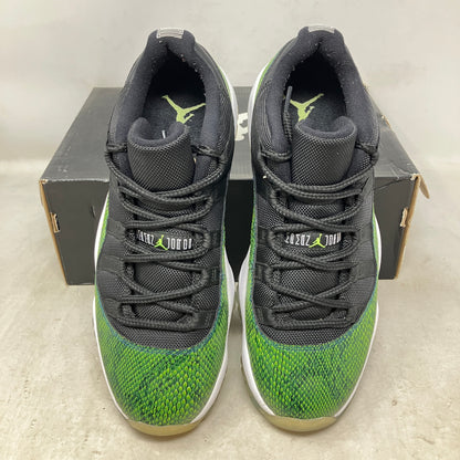 Jordan 11 Retro Low Green Snakeskin