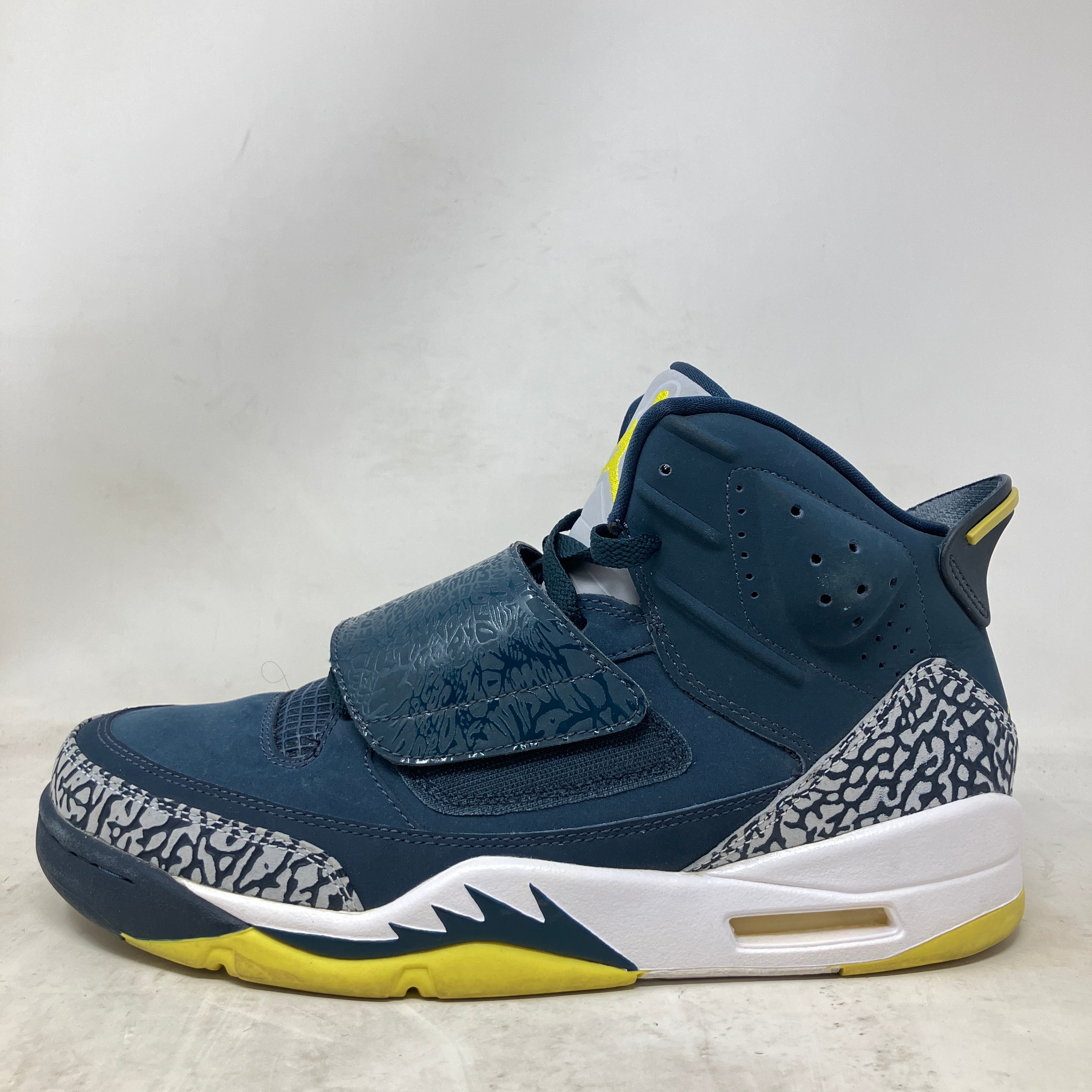 Jordan Son Of Armory Navy/Electrolime-White