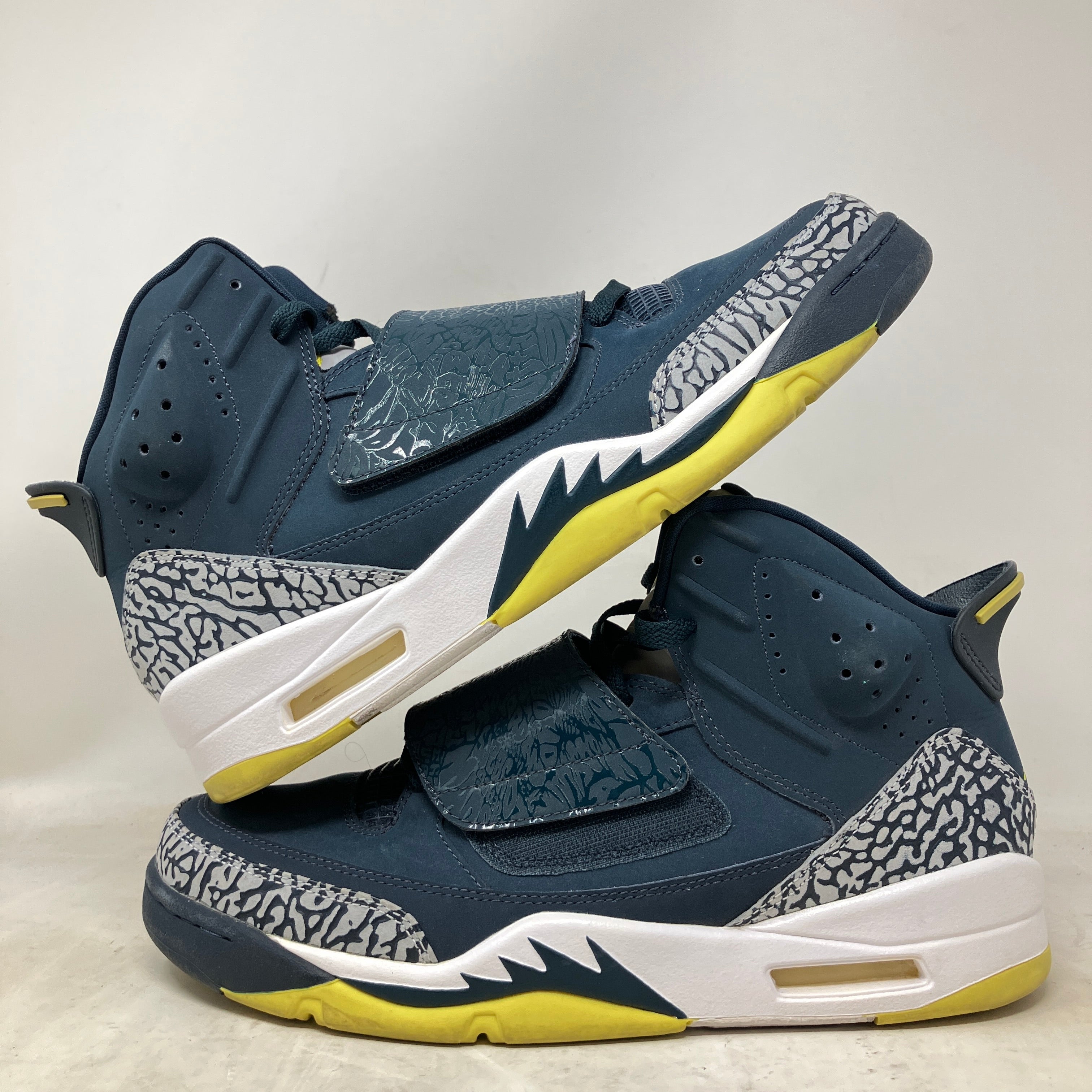 Jordan Son Of Armory Navy/Electrolime-White