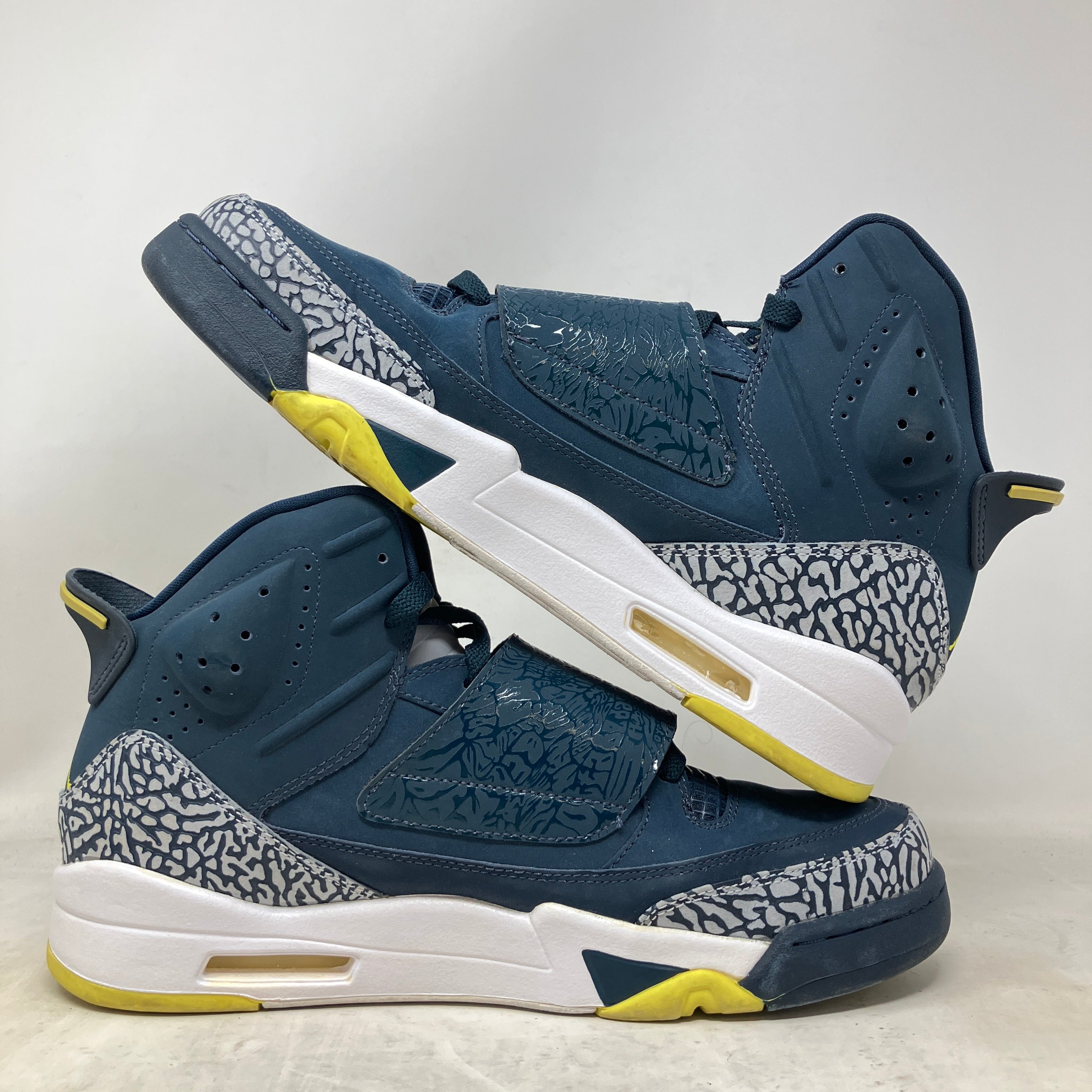 Jordan Son Of Armory Navy/Electrolime-White