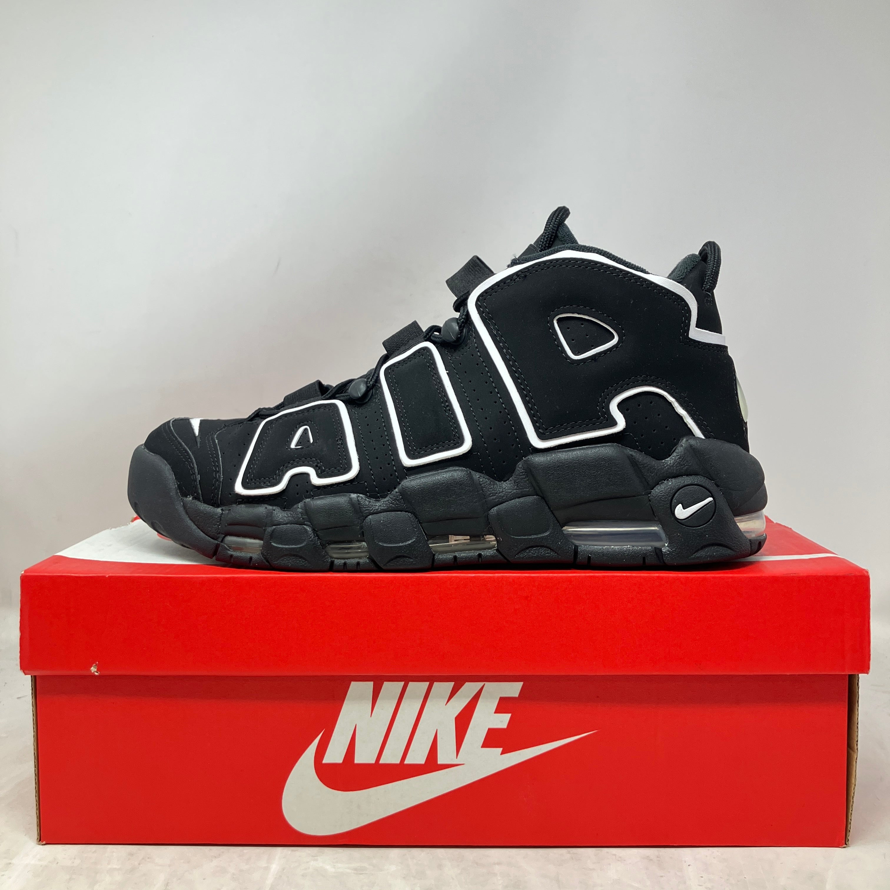 Nike Air More Uptempo Black White