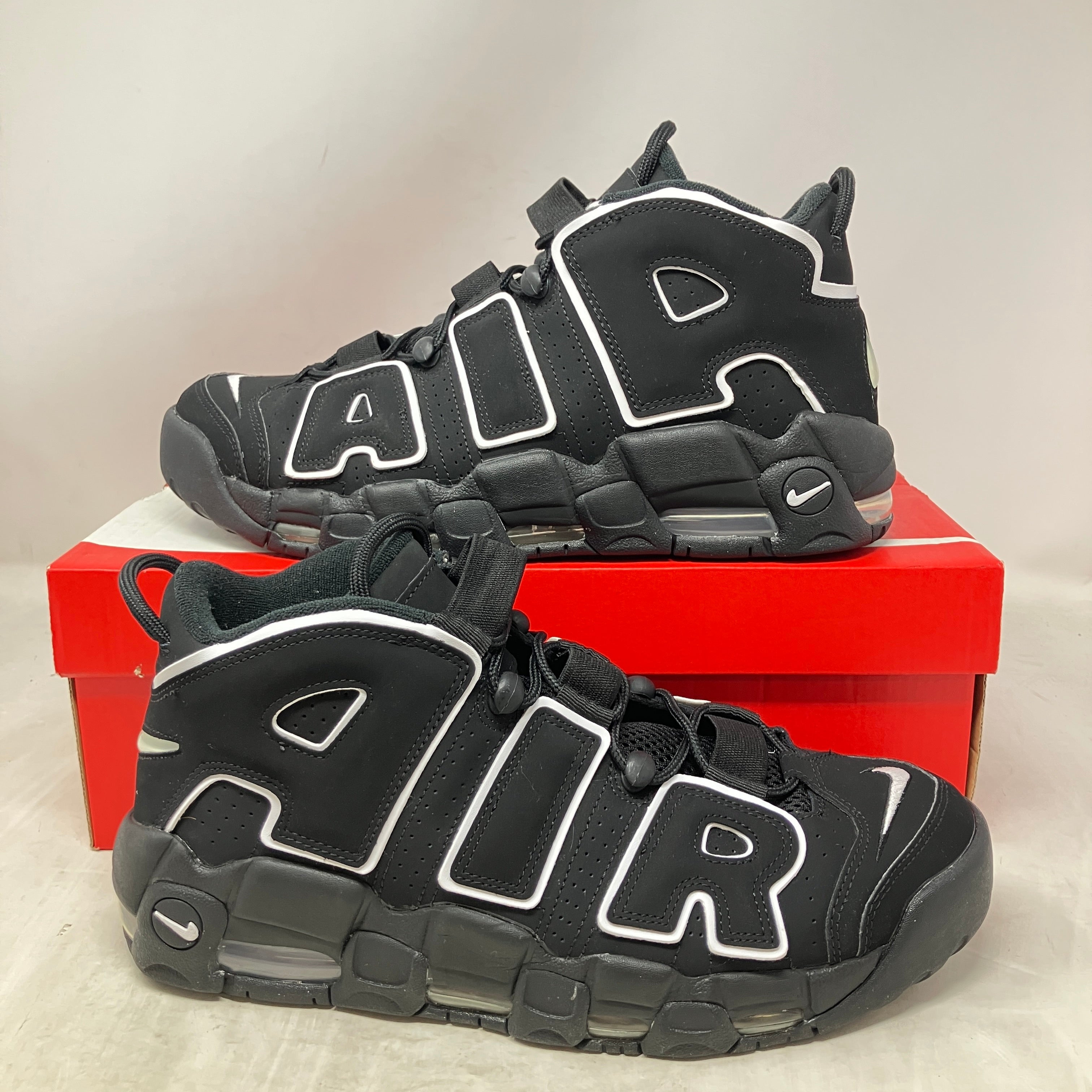 Nike Air More Uptempo Black White