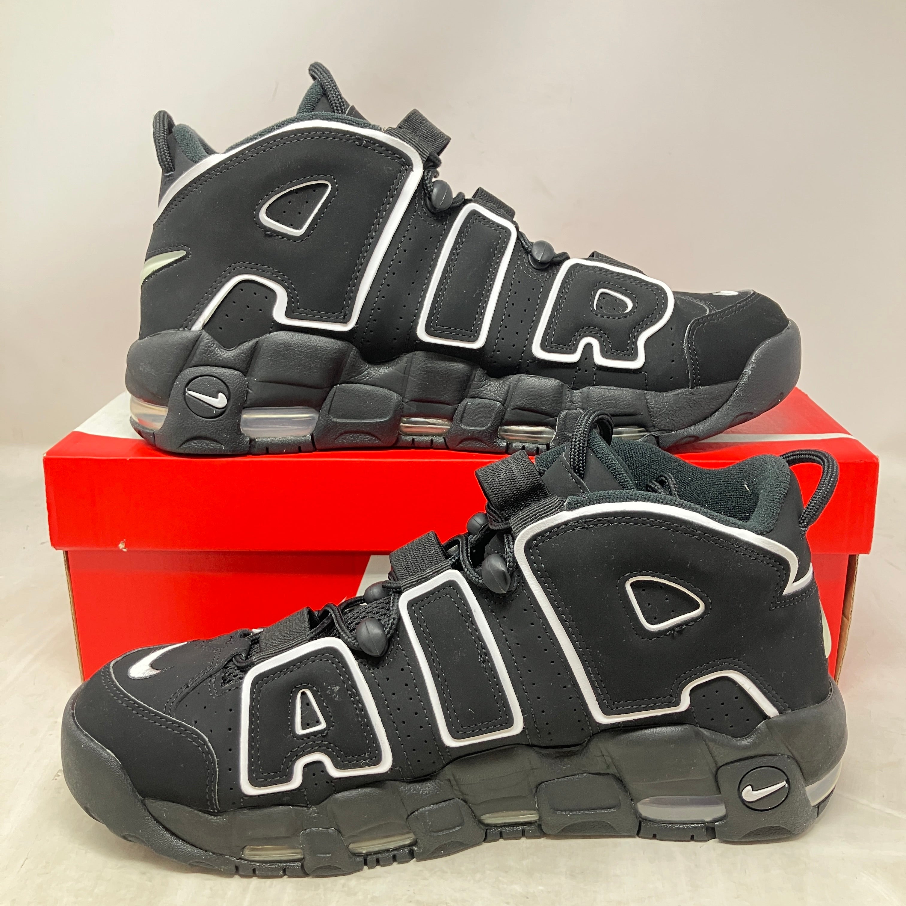 Nike Air More Uptempo Black White