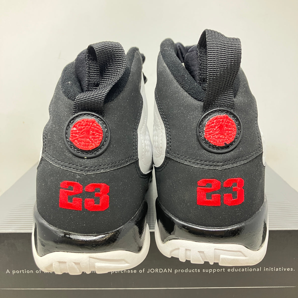 Jordan 9 Retro White Black Red (2002)