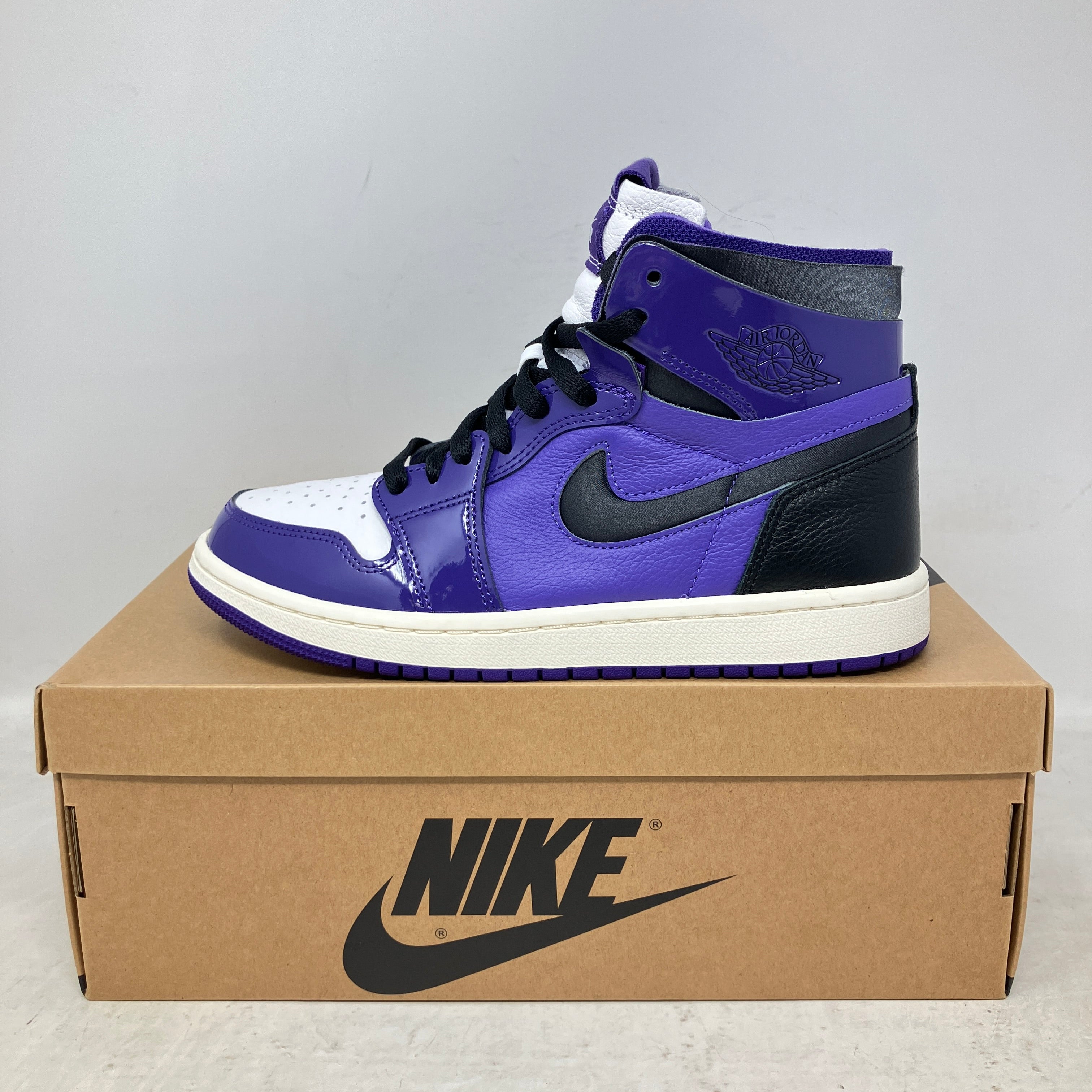 Jordan 1 High Zoom Air CMFT Purple Patent (Women's)