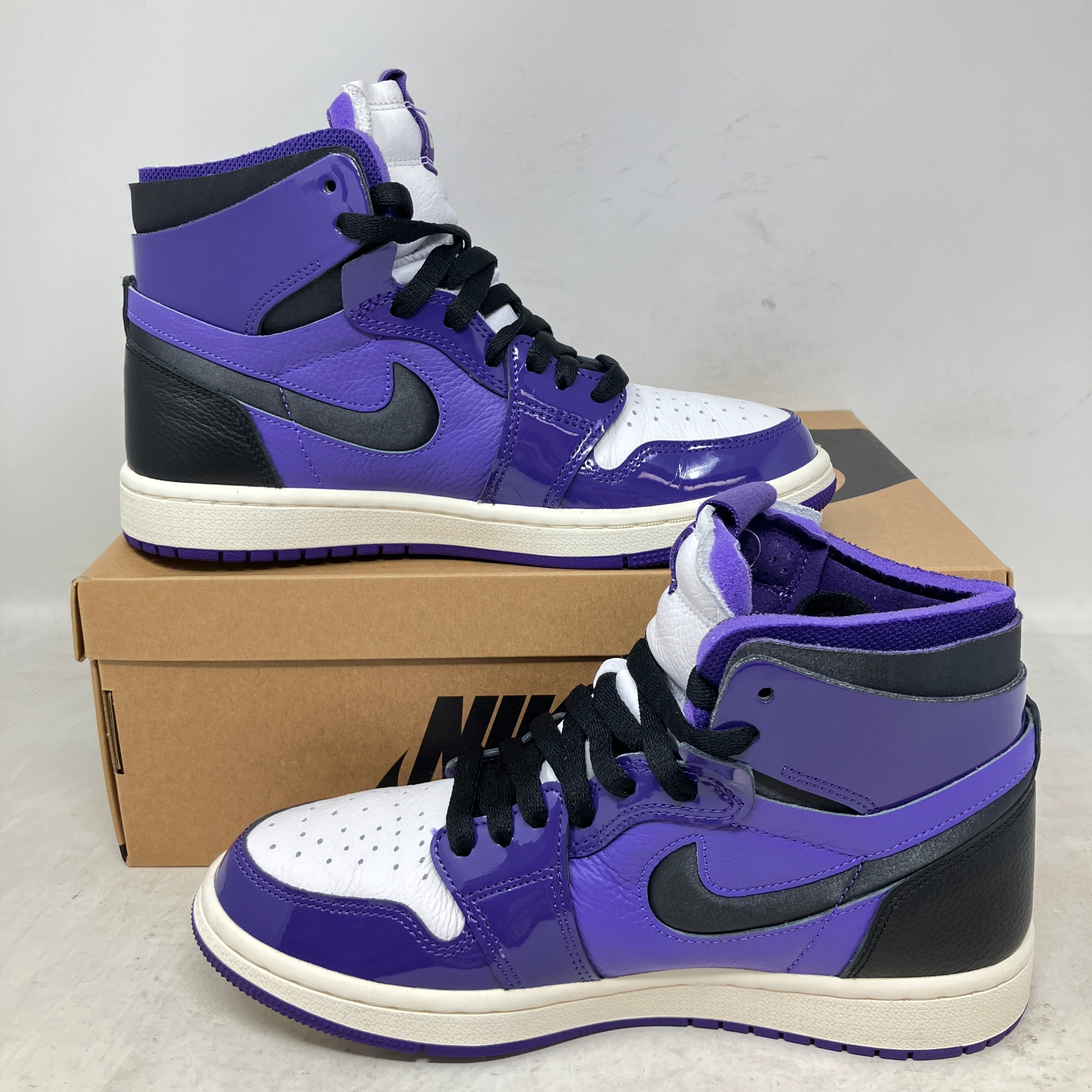 Jordan 1 High Zoom Air CMFT Purple Patent (Women's)