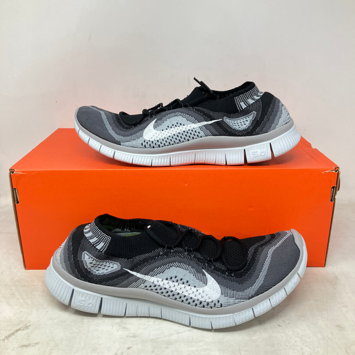 Nike Free Flyknit Black Grey
