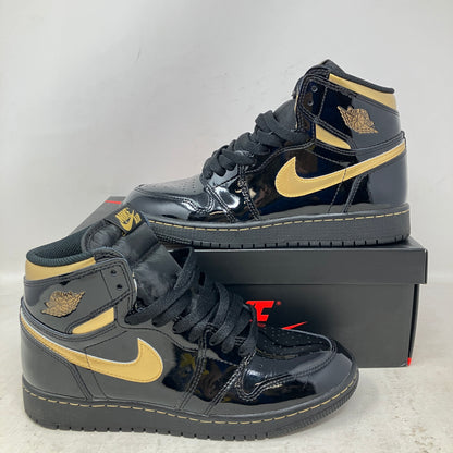 Jordan 1 Retro High Black Metallic Gold (2020) (GS)