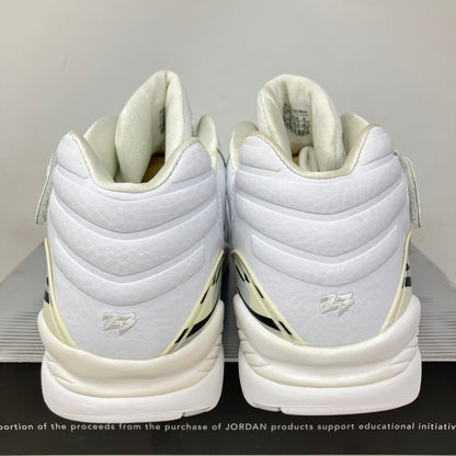 Jordan 8 Retro Low White Metallic Silver