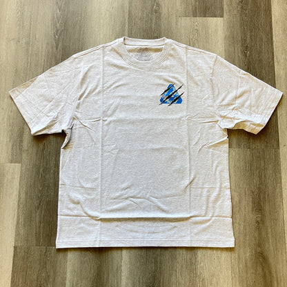 Palace Ripped Tri T-Shirt Grey Marl