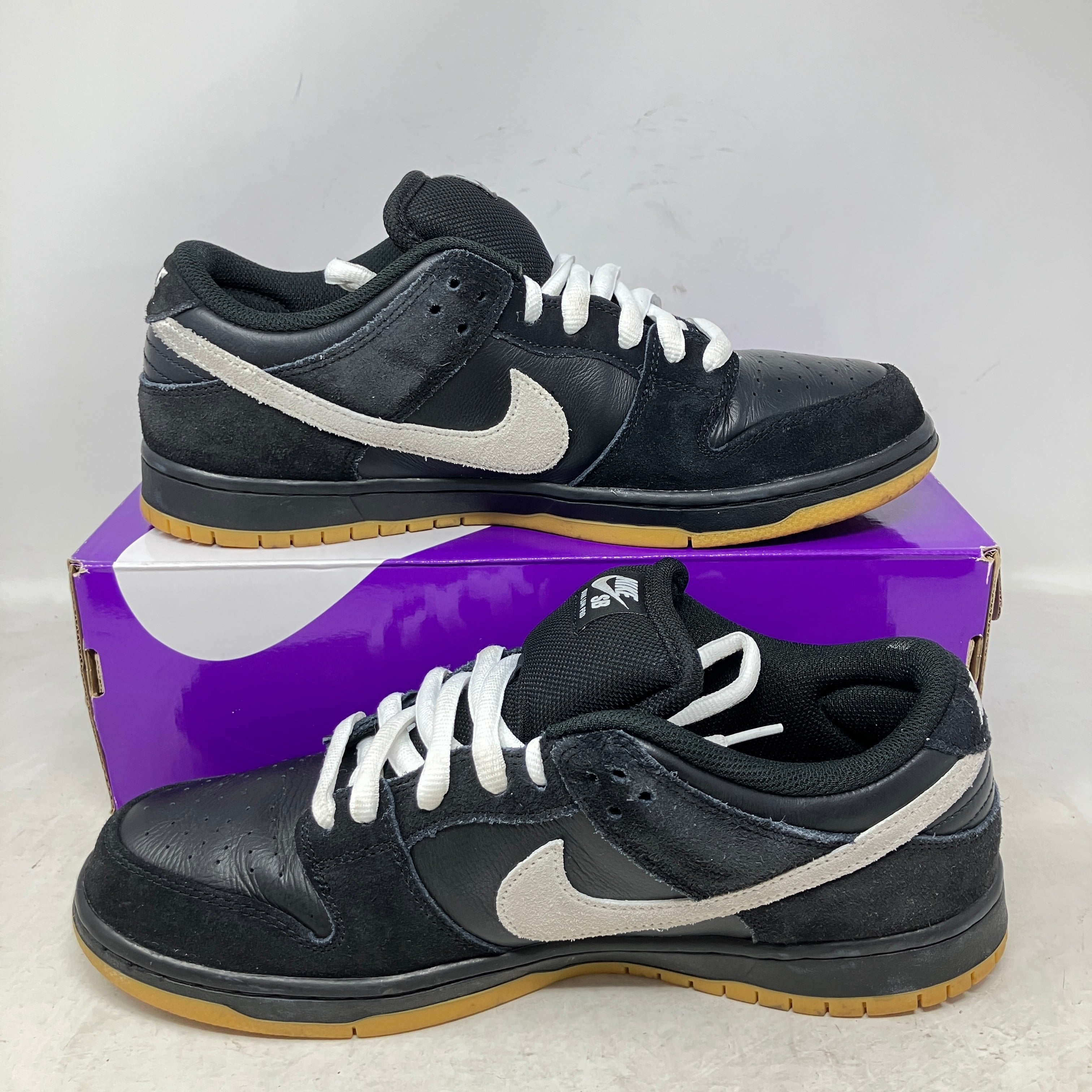 Nike Dunk Low Pro SB Black White Gum