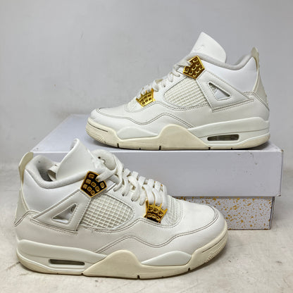 Jordan 4 Retro Metallic Gold (Women's)