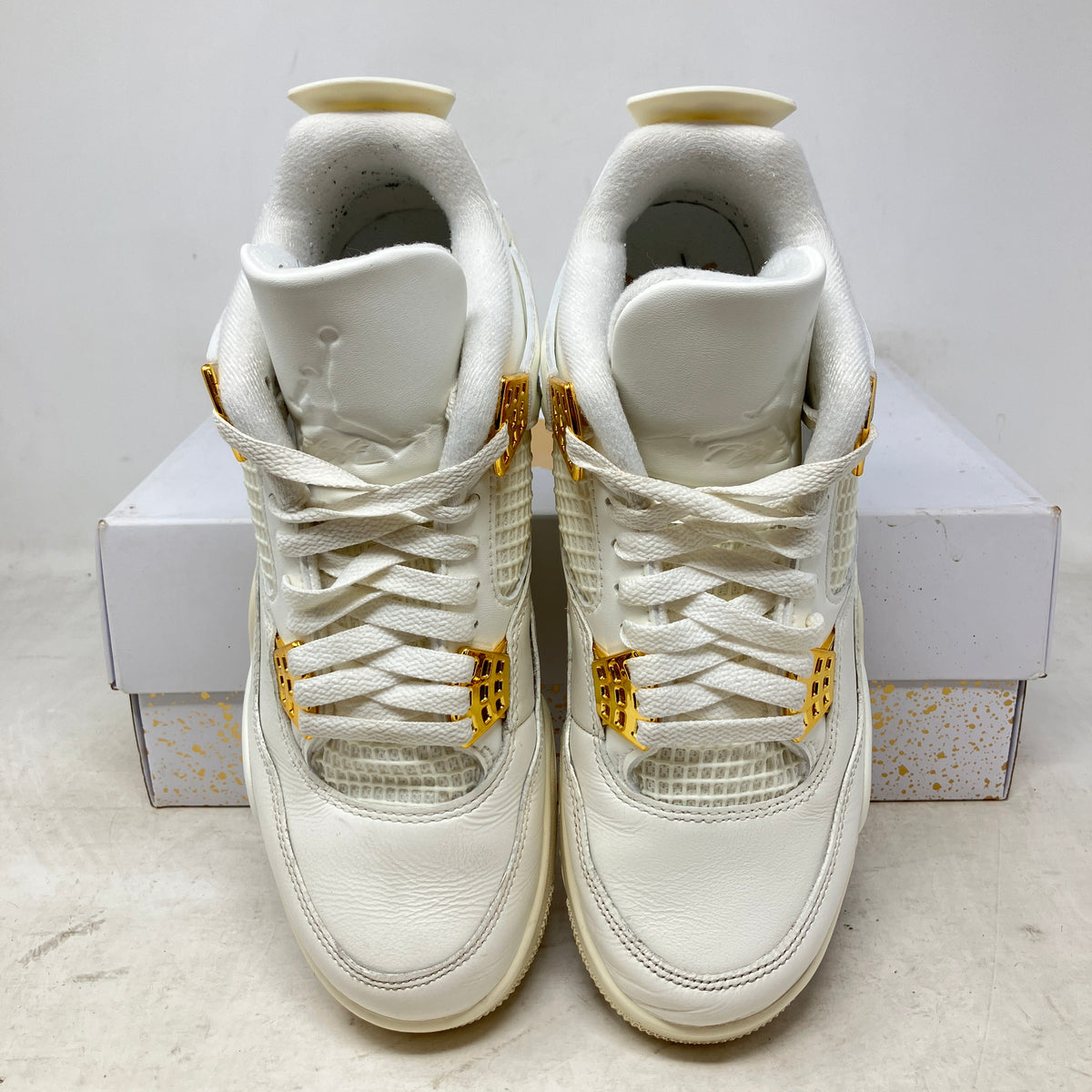 Jordan 4 Retro Metallic Gold (Women's)
