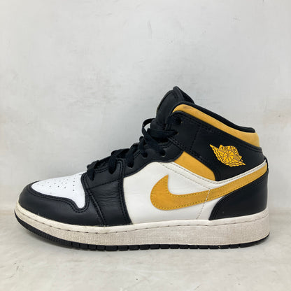 Jordan 1 Mid White Pollen Black (GS)