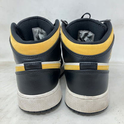 Jordan 1 Mid White Pollen Black (GS)
