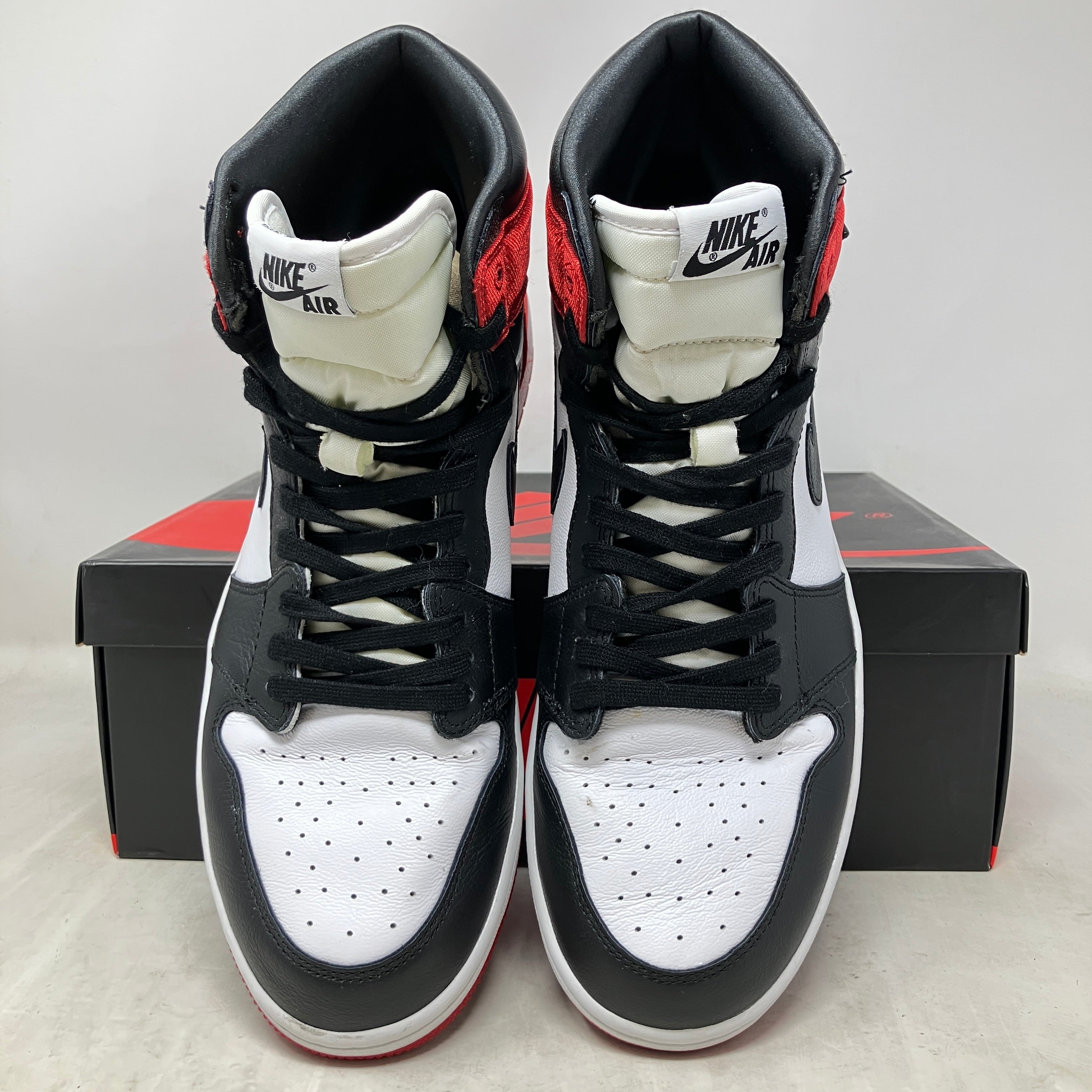 Jordan 1 Retro High Satin Black Toe (Women's)