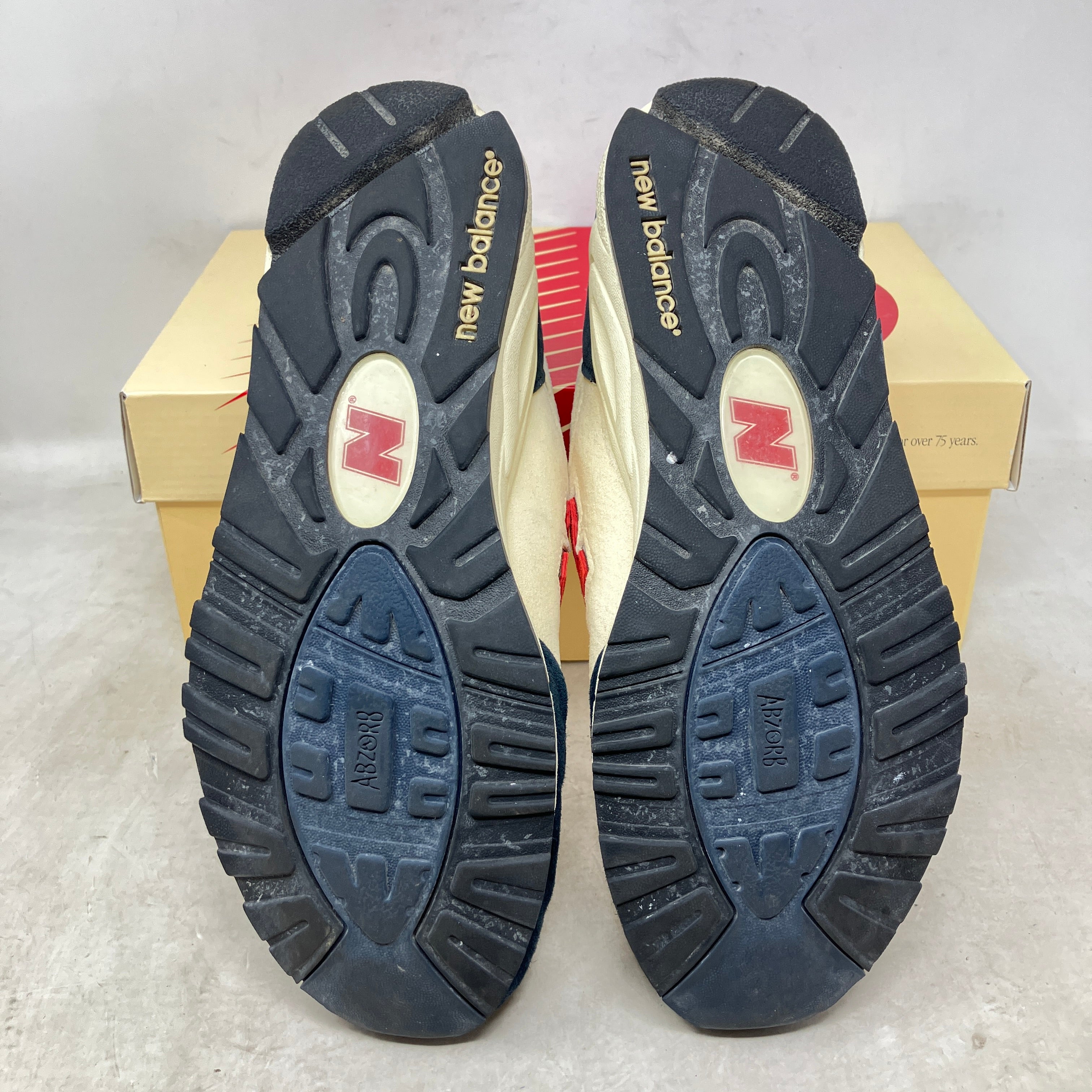 New Balance 990v2 MiUSA Teddy Santis Navy Sea Salt