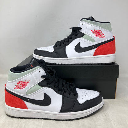 Jordan 1 Mid SE Red Black Toe