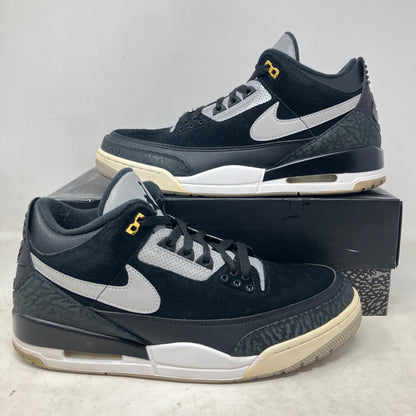 Jordan 3 Retro Tinker Black Cement Gold