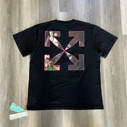 OFF-WHITE Sprayed Caravaggio S/S Over Tee Black/White