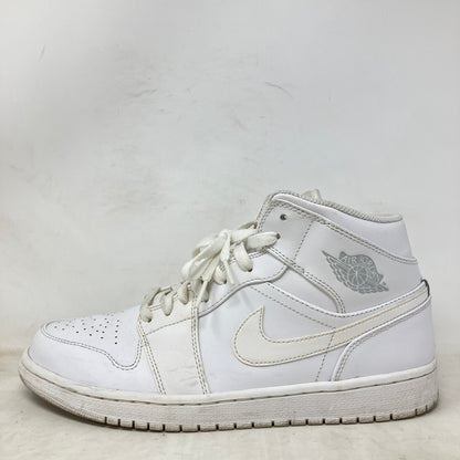 Jordan 1 Mid White/Pure Platinum