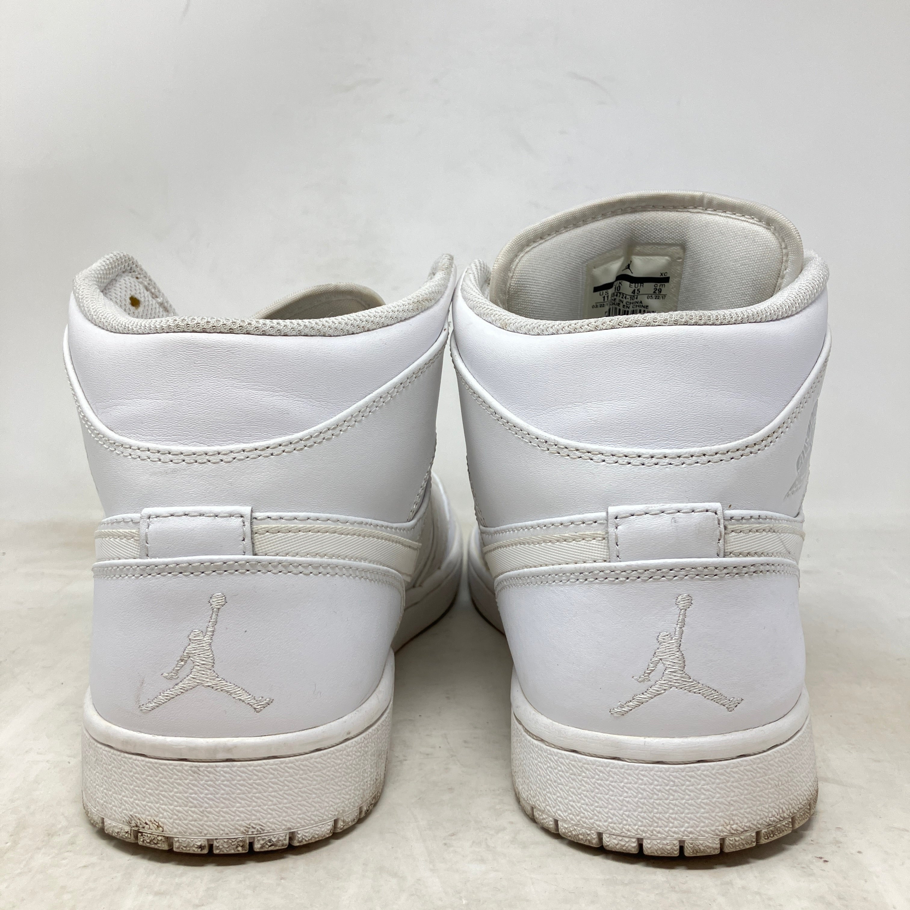 Jordan 1 Mid White/Pure Platinum