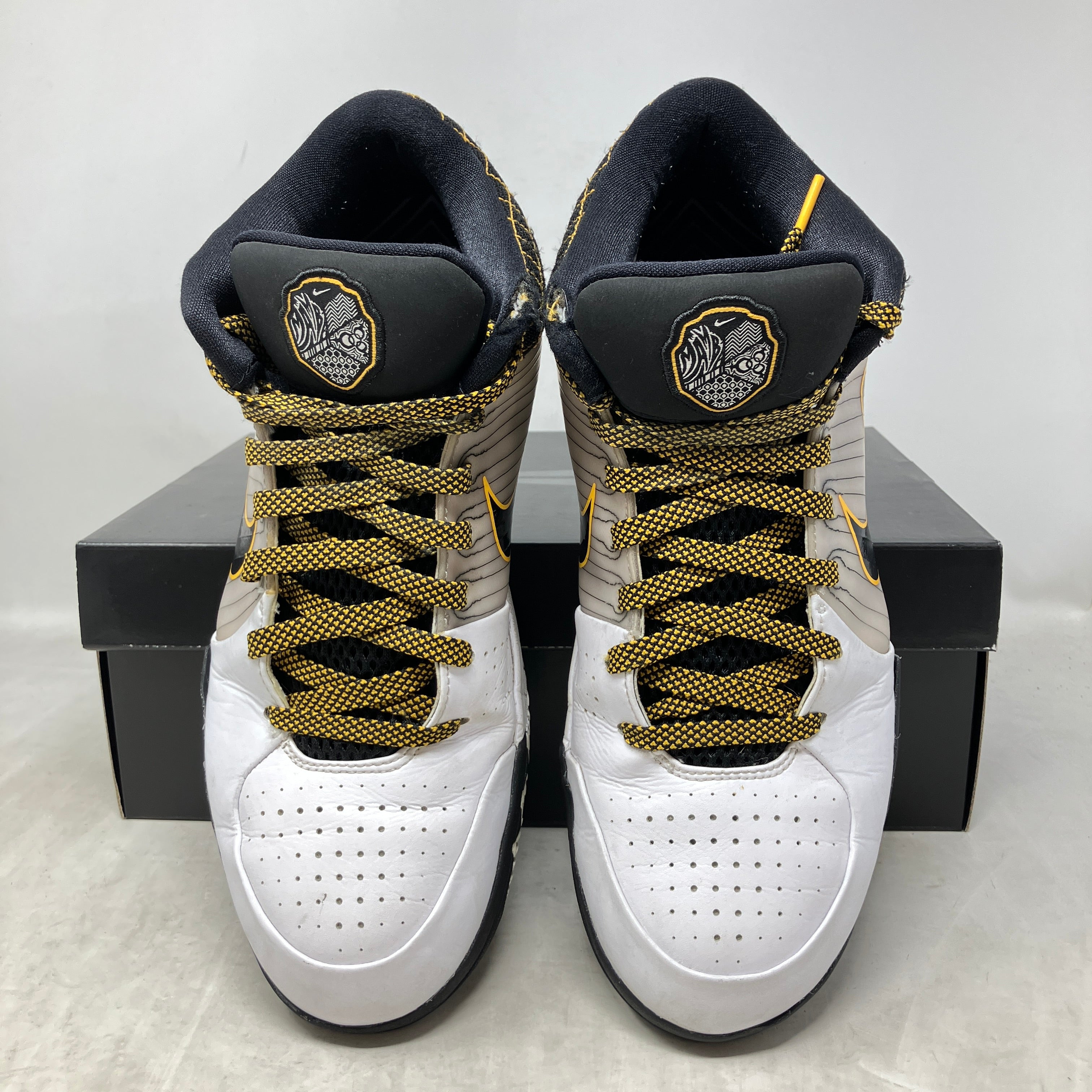 Nike Kobe 4 Protro White Black Del Sol