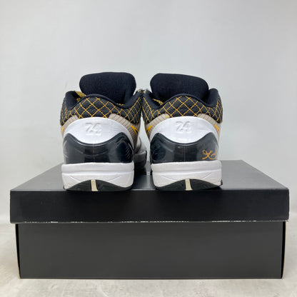 Nike Kobe 4 Protro White Black Del Sol