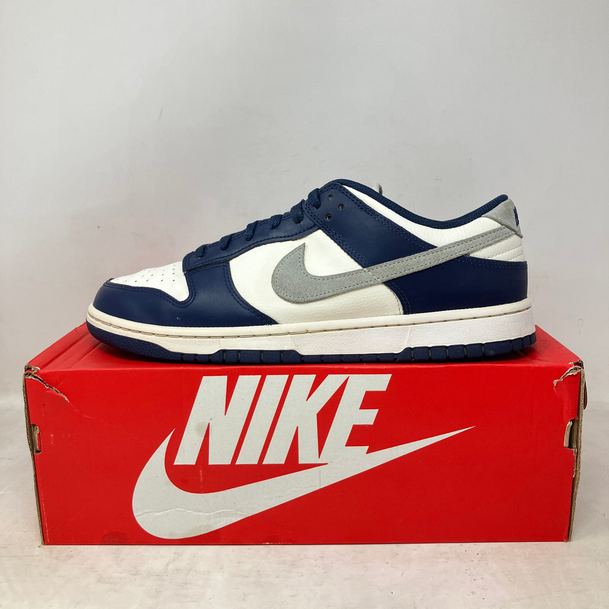 Nike Dunk Low Summit White Midnight Navy