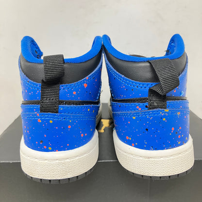 Jordan 1 Mid Royal Paint Splatter (PS)