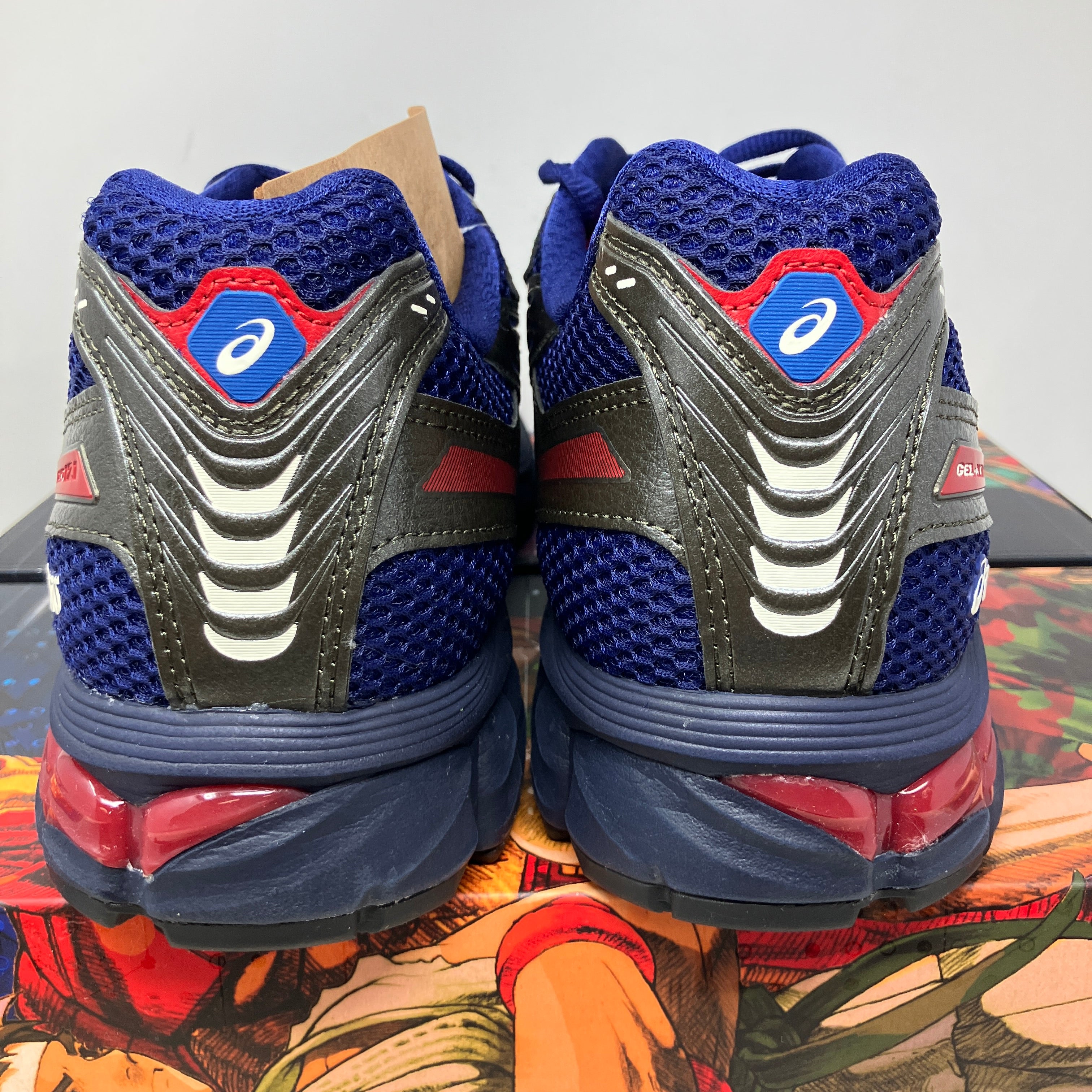 ASICS Gel-Kayano 12.1 Kith Marvel vs. Capcom Captain America (Comic Included)