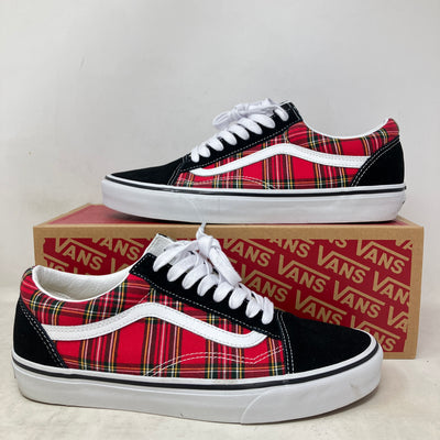Vans Old Skool 36 Plaid Red